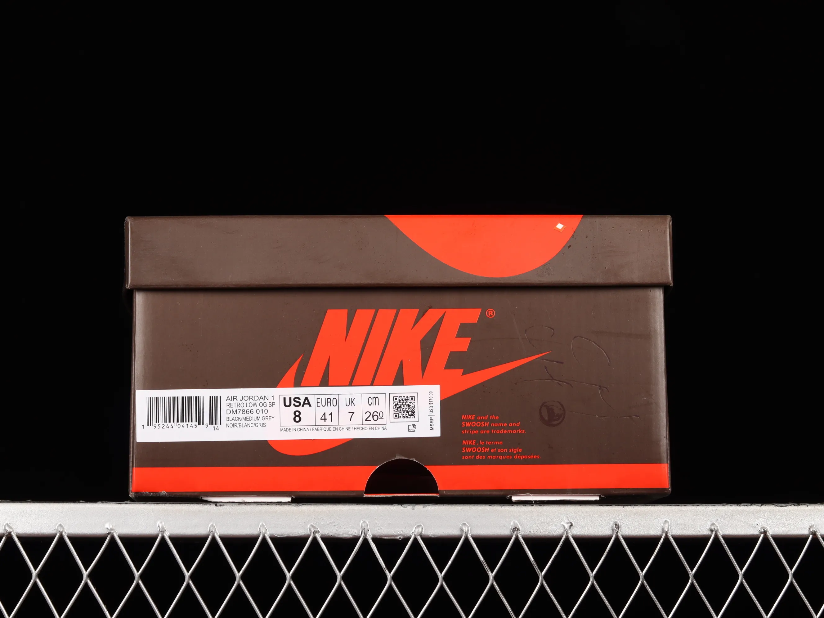 All categories Air Jordan Jordan series basketball shoes Air Jordan 1 Low Travis Scott x Air Jordan 1 Low OG AJ1 Joe 1 white and black barb joint casual sports basketball shoes DM7866-010